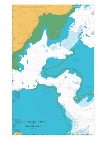 Southern Entrance to Grand Port Marine Chart - Nautical Charts App