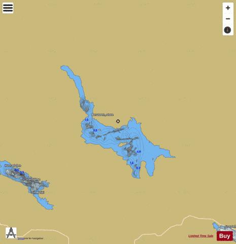 Songevatnet depth contour Map - i-Boating App