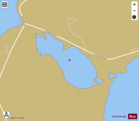 Stuvetråvatn depth contour Map - i-Boating App