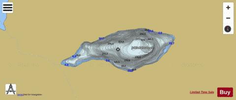 Jukladalsvatnet depth contour Map - i-Boating App