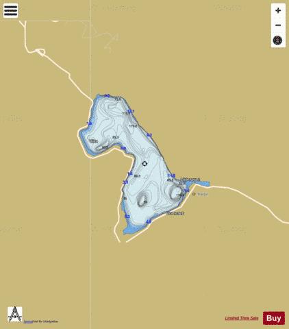 Onilsavatnet depth contour Map - i-Boating App