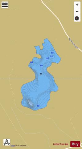 Smokkevatnet depth contour Map - i-Boating App