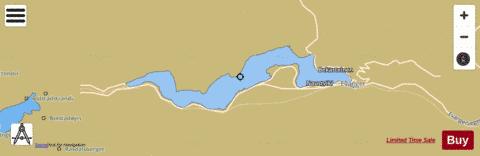 Evangervatnet depth contour Map - i-Boating App