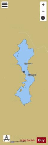 Øynevatni depth contour Map - i-Boating App