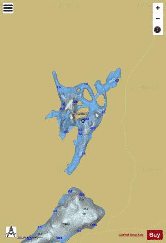 Nipevatnet depth contour Map - i-Boating App
