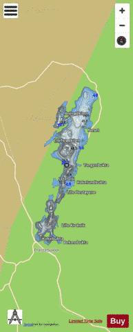 Ørsjøen depth contour Map - i-Boating App