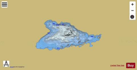 Geitsjøen depth contour Map - i-Boating App