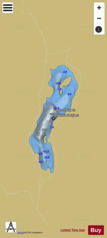nordre Holsjøen depth contour Map - i-Boating App