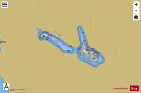 Smalvannet depth contour Map - i-Boating App