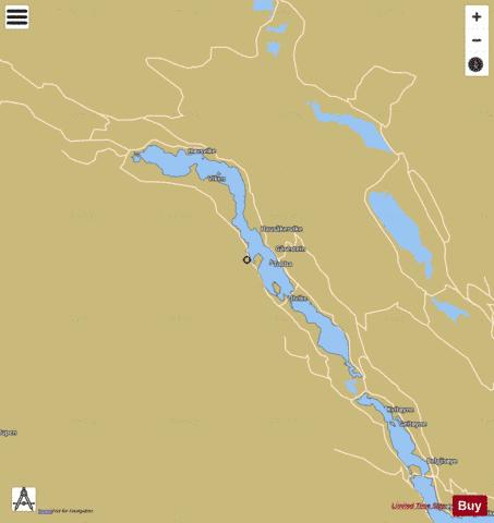 Slidrefjorden depth contour Map - i-Boating App