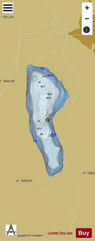 Stovivatnet depth contour Map - i-Boating App