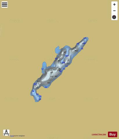 Råtavatn depth contour Map - i-Boating App