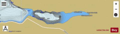 Flåvatn depth contour Map - i-Boating App