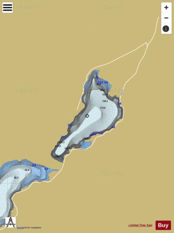 Grungstadvatnet depth contour Map - i-Boating App