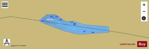 Unnamed Lake, Lavik depth contour Map - i-Boating App