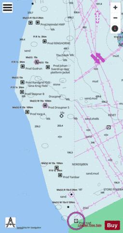 Nordsjøen Marine Chart - Nautical Charts App