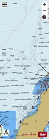 Vest for Andøya Marine Chart - Nautical Charts App
