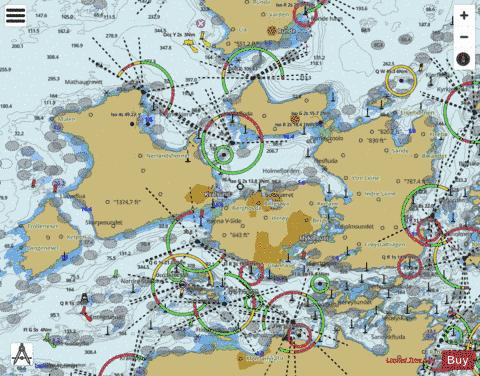 Eggesbønesstraumen med Fosnavåg Marine Chart - Nautical Charts App