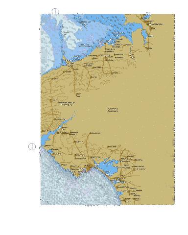 Black Sea. Karkinitska Gulf.  Kalamitska Gulf. Yevpatoriia  Marine Chart - Nautical Charts App