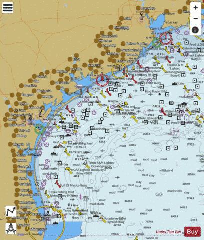 LEASE BLOCK FOR GALVESTON TO RIO GRANDE Marine Chart - Nautical Charts App