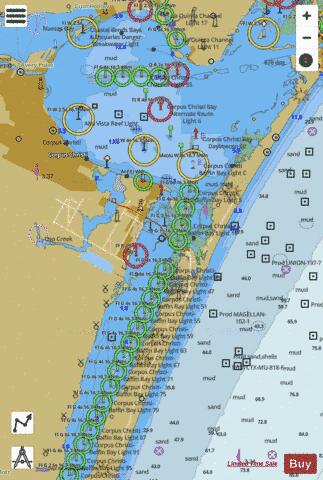 REDFISH BAY TO MIDDLE GROUND SIDE A Marine Chart - Nautical Charts App