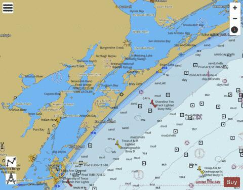 MATAGORDA LIGHT TO ARANSAS PASS Marine Chart - Nautical Charts App