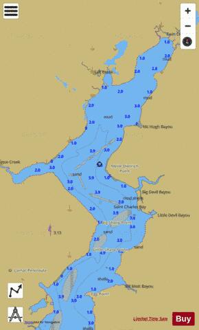 ST CHARLES BAY EXTENSION Marine Chart - Nautical Charts App