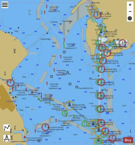 PORT LAVACA Marine Chart - Nautical Charts App