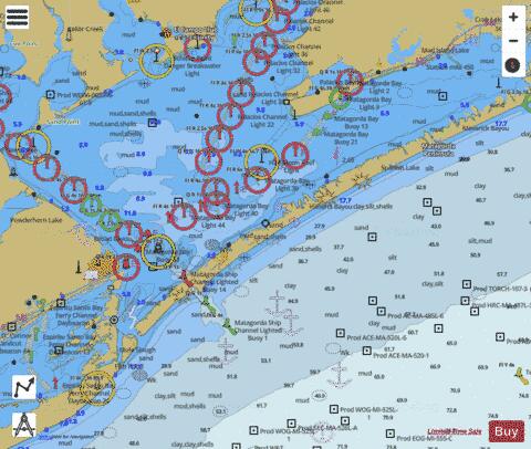 CEDAR LAKES TO ESPIRITU SANTO BAY SIDE B Marine Chart - Nautical Charts App