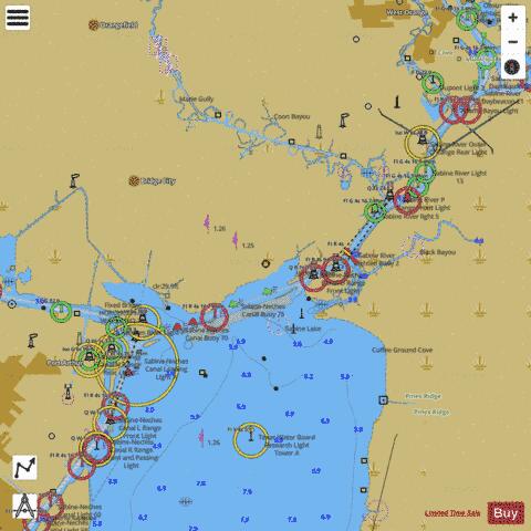 ELLENDER TO GALVESTON - SABINE LAKE Marine Chart - Nautical Charts App