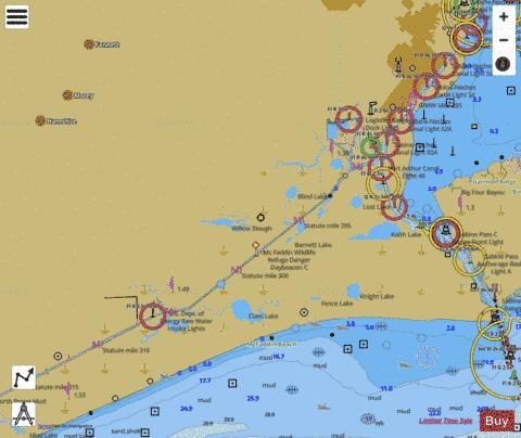 ELLENDER TO GALVESTON - SABINE LAKE CONT. Marine Chart - Nautical Charts App
