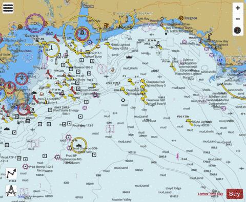 CAPE ST. GEORGE TO MISSISSIPPI PASSES Marine Chart - Nautical Charts App