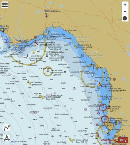TAMPA BAY TO CAPE SAN BLAS Marine Chart - Nautical Charts App