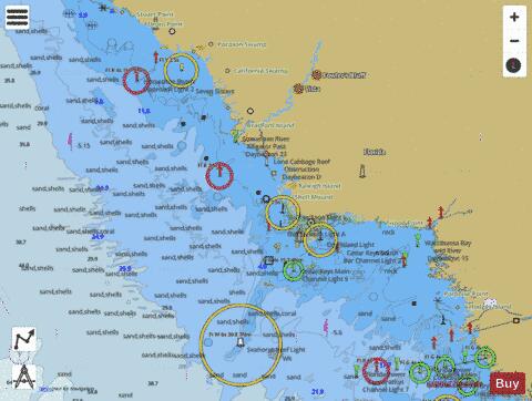 CRYSTAL RIVER TO HORSESHOE PT Marine Chart - Nautical Charts App
