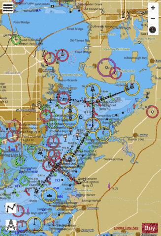TAMPA BAY NORTHERN SECTION Marine Chart - Nautical Charts App