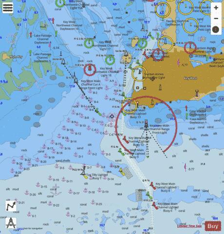 KEY WEST HARBOR Marine Chart - Nautical Charts App