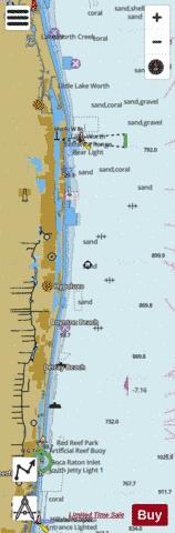 JUPITER INLET TO FOWEY ROCKS Marine Chart - Nautical Charts App