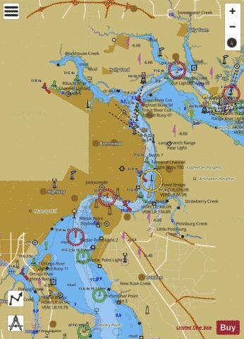 ST JOHNS RIVER SIDE B Marine Chart - Nautical Charts App