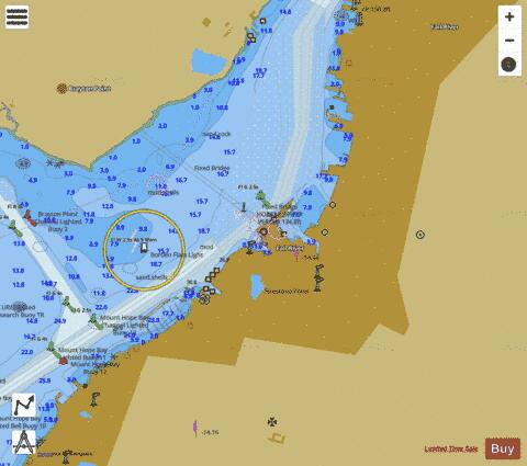 STATE PIER  MA  INSET Marine Chart - Nautical Charts App