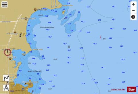 LAKE WINNEBAGO and FOX RIV PG 16 Marine Chart - Nautical Charts App