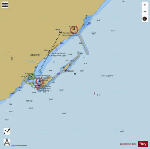 TACONITE HARBOR MINNESOTA Marine Chart - Nautical Charts App