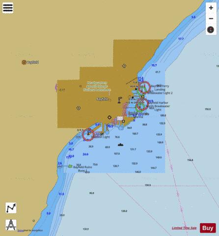 BAYFIELD WISCONSIN Marine Chart - Nautical Charts App