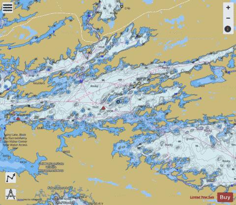 RAINY LAKE DRYWEED ISLAND TO BIG ISLAND MINN Marine Chart - Nautical Charts App