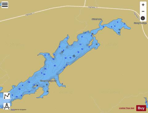 RAINY LAKE INTER FALLS TO DRYWEED I. MINN CONT Marine Chart - Nautical Charts App
