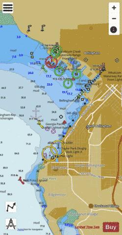 BELLINGHAM TO EVERETT INC SAN JUAN ISLANDS  BELLINGHAM Marine Chart - Nautical Charts App