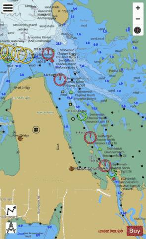 BELLINGHAM TO EVERETT INC SAN JUAN ISLANDS  SWINOMISH CHANNEL EXT Marine Chart - Nautical Charts App