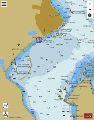 BELLINGHAM TO EVERETT INC SAN JUAN ISLANDS  PORT TOWNSEND Marine Chart - Nautical Charts App