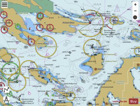 BOUNDARY PASS Marine Chart - Nautical Charts App