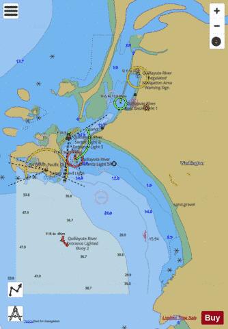 QUILLAYUTE RIVER ENTRANCE Marine Chart - Nautical Charts App