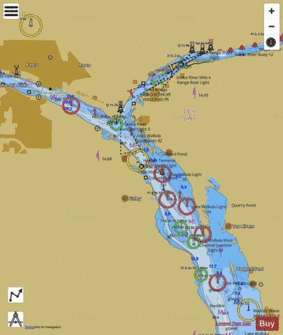 COLUMBIA RIVER  JUNIPER TO PASCO Marine Chart - Nautical Charts App